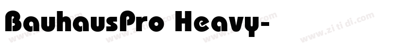 BauhausPro Heavy字体转换 BauhausPro Heavy字体转换